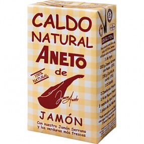 ANETO caldo natural de jamon envase 1 L